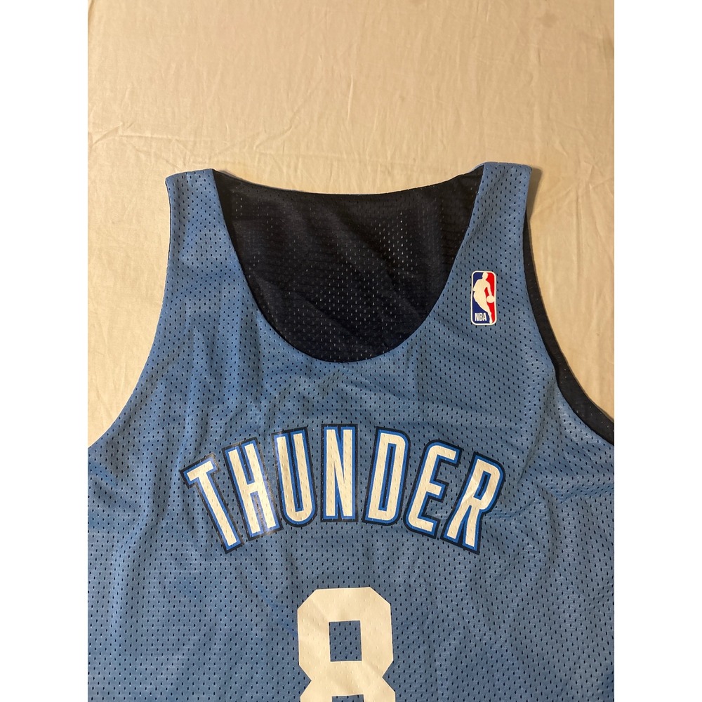 Alleson Athletic OKC Thunder Jersey Mens 2X Blue Reversible Number 8 - Picture 7 of 13